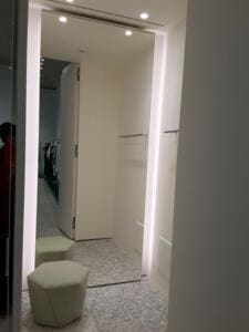 illuminazione camerino negozio