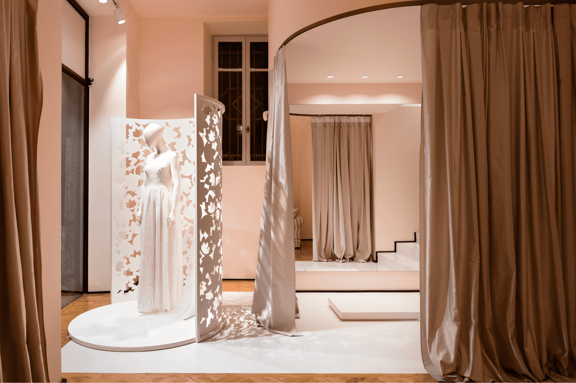 Allestimento Atelier Spose a Verona Progetto Più Store