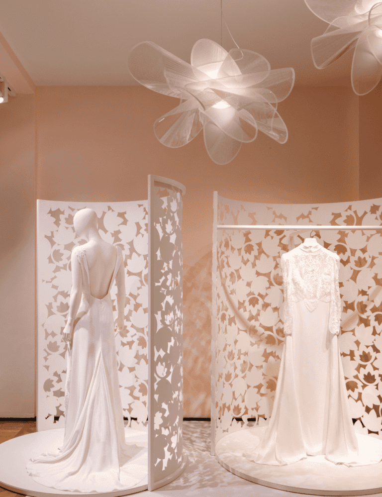 Allestimento Atelier Spose a Verona Progetto Più Store