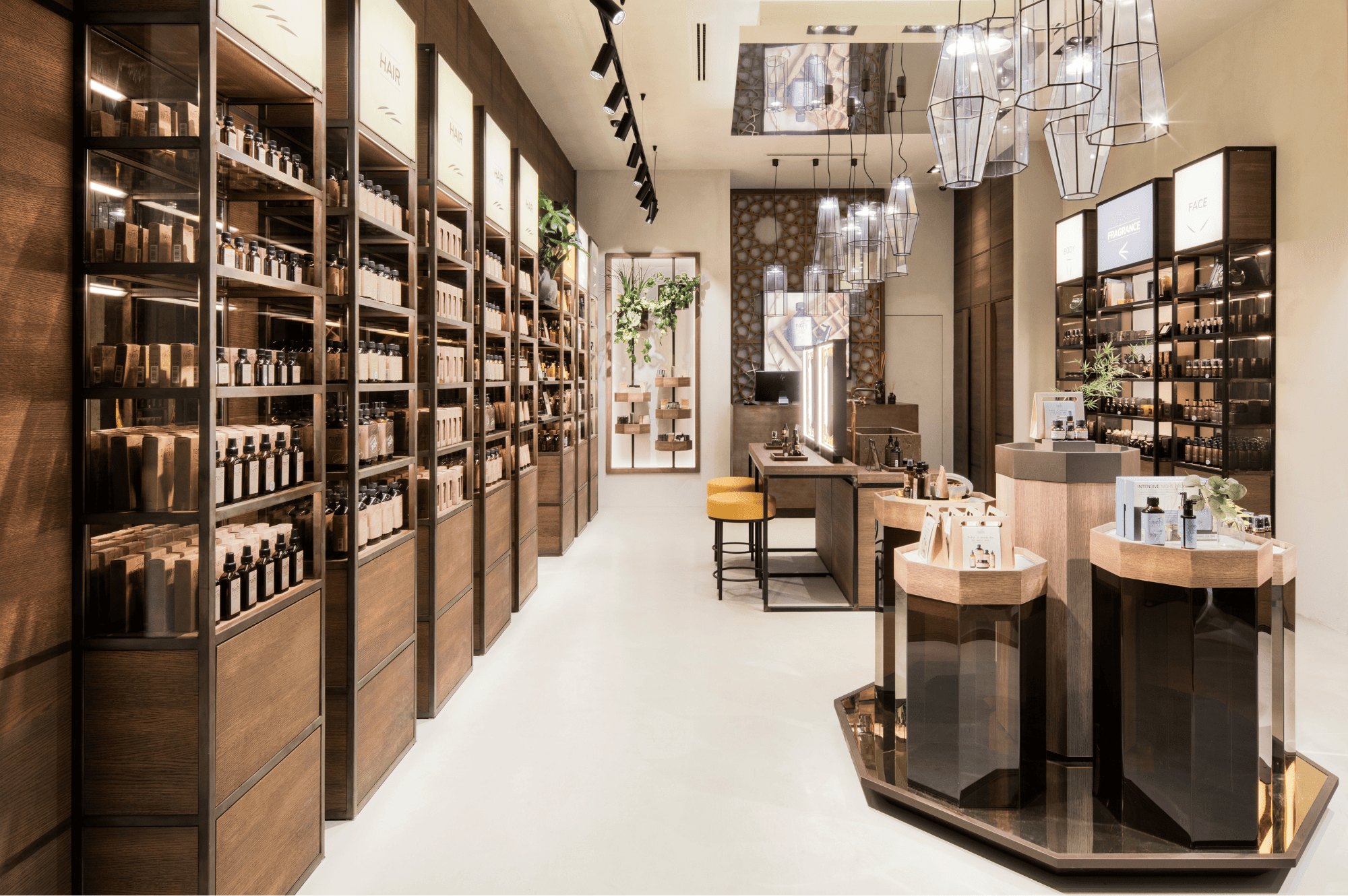 Allestimento Negozio di Profumeria e Cosmesi a Milano Progetto PiùStore