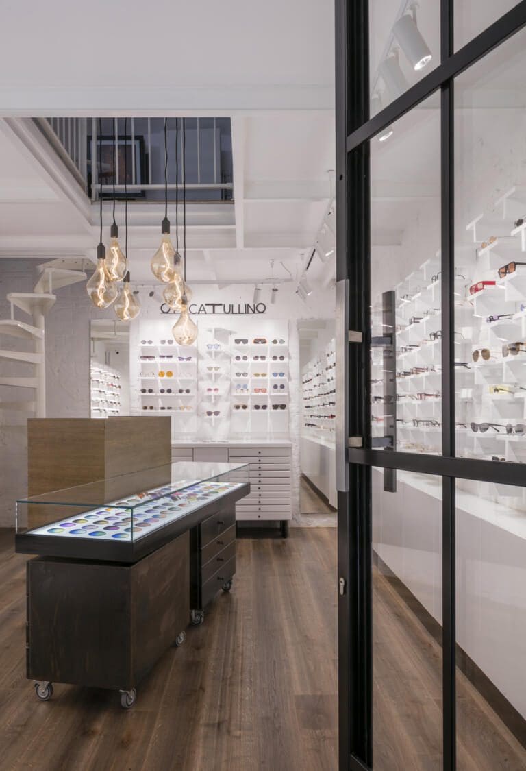 Negozio Ottica a Napoli Design Moderno Progetto PiùStore