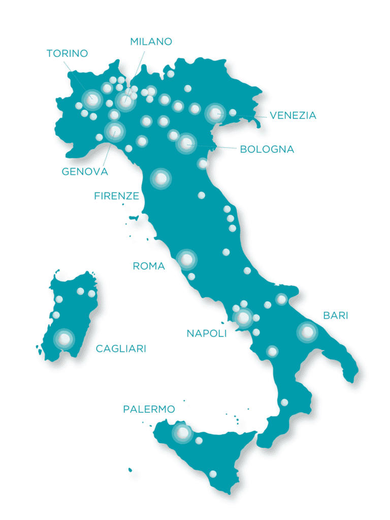 Mappa progetti più store verticale