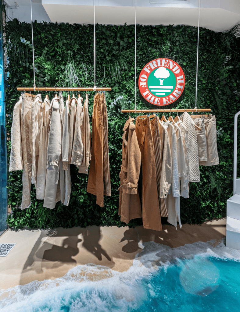 Progettazione Showroom Moda Sostenibile a Milano Progetto PiùStore