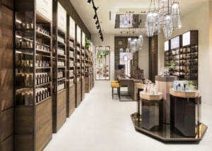 Restyling negozio di cosmetica